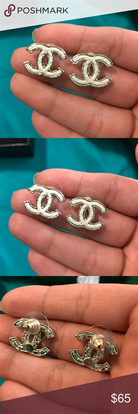 chanel look alike earrings.